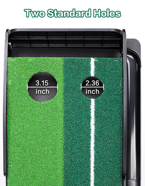 Load image into Gallery viewer, Putting Green Mat 9.9FT Golf Training Putting Mat with Auto Ball Return for Indoor/Outdoor
